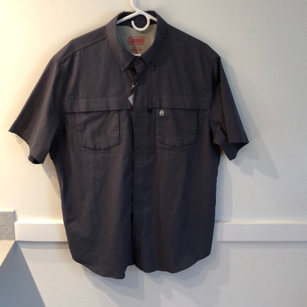 Coleman short sleeve hiking shirt.